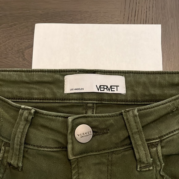 Vervet Army Green Distressed Jeans - Picture 13 of 13